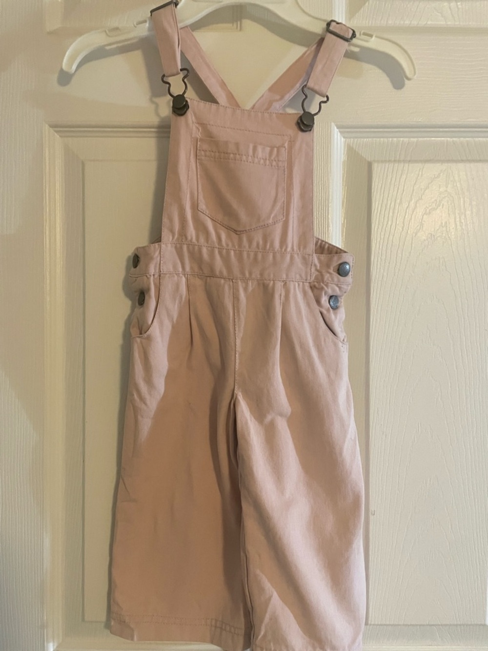 Rachel Zoe Light Pink Girls' Cotton Overalls